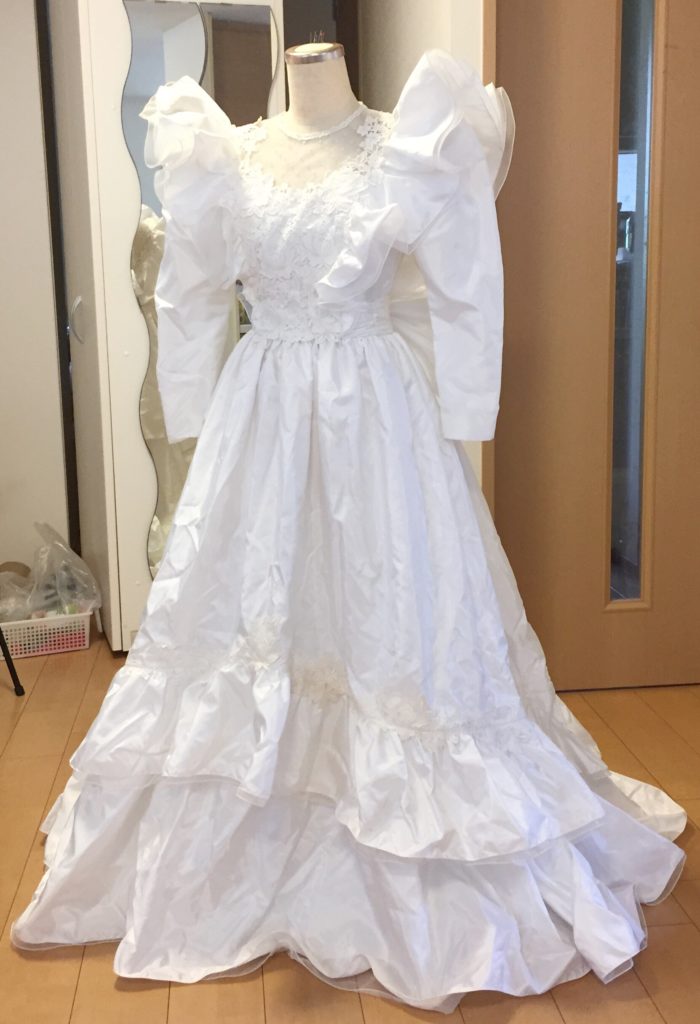 ウェディングドレスのお直し★お母様からお嬢様へ★素敵に仕上げていきますよ COUTURE MAISON YURI＊TOIユリトワ