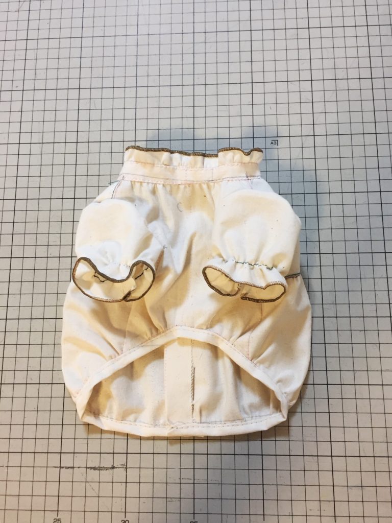 犬服ワンピース 型紙の仕事 トワル完成お見せします Couture Maison Yuri Toi ユリトワ