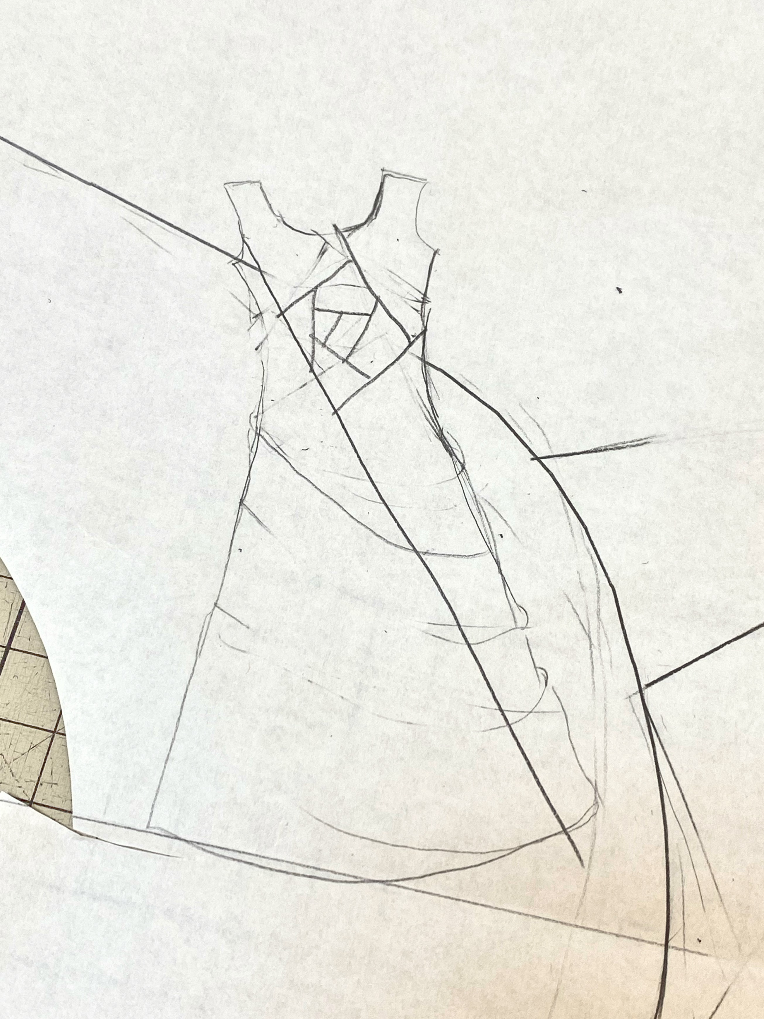 自分服折り紙ワンピース 型紙の作り方 デザインから製図まで Couture Maison Yuri Toi ユリトワ